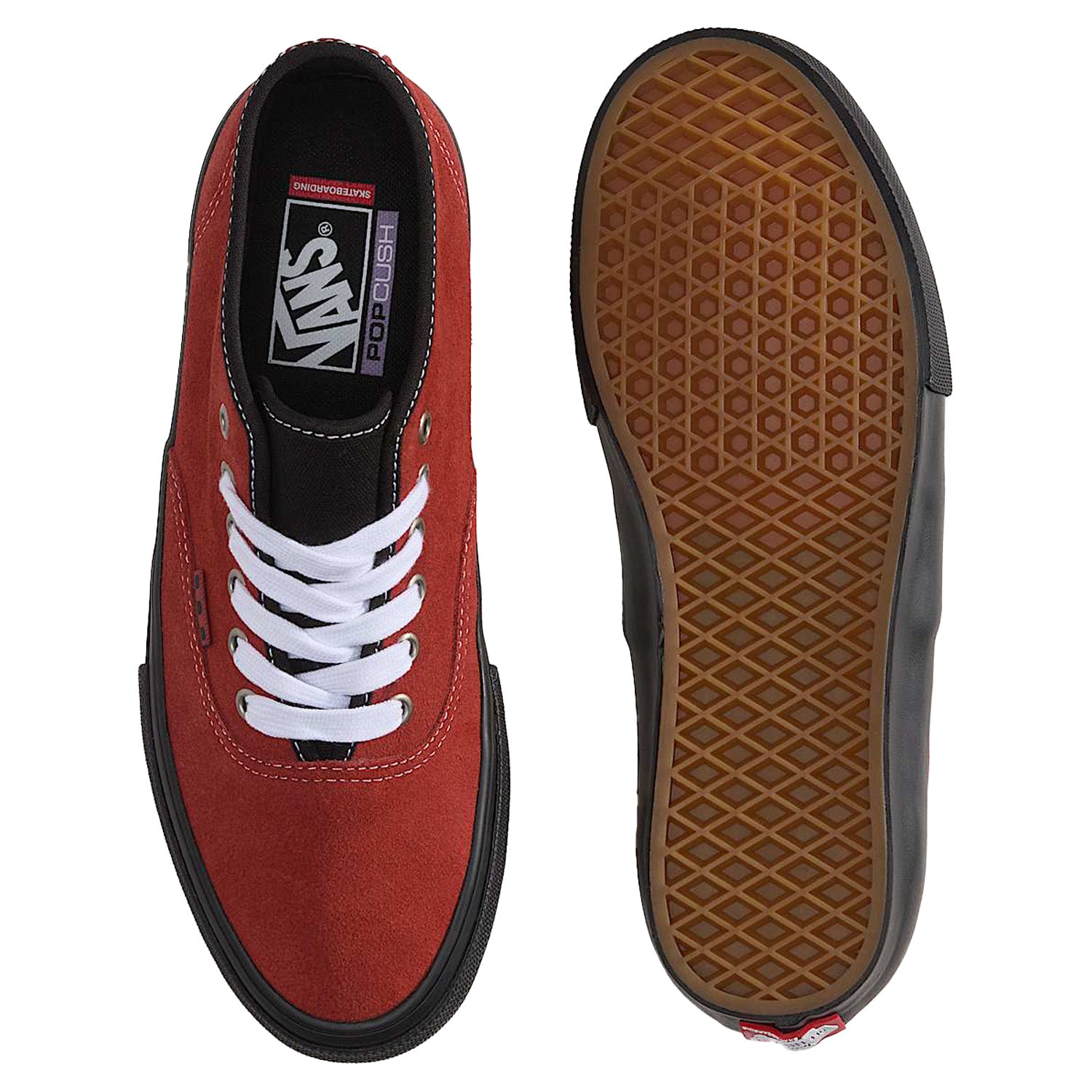 Vans Authentic Mid Poppy Ember Red