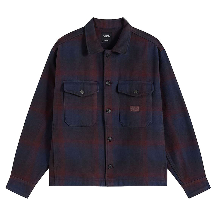 Vans Rooney Heavyweight Flannel Shirt Port Brown