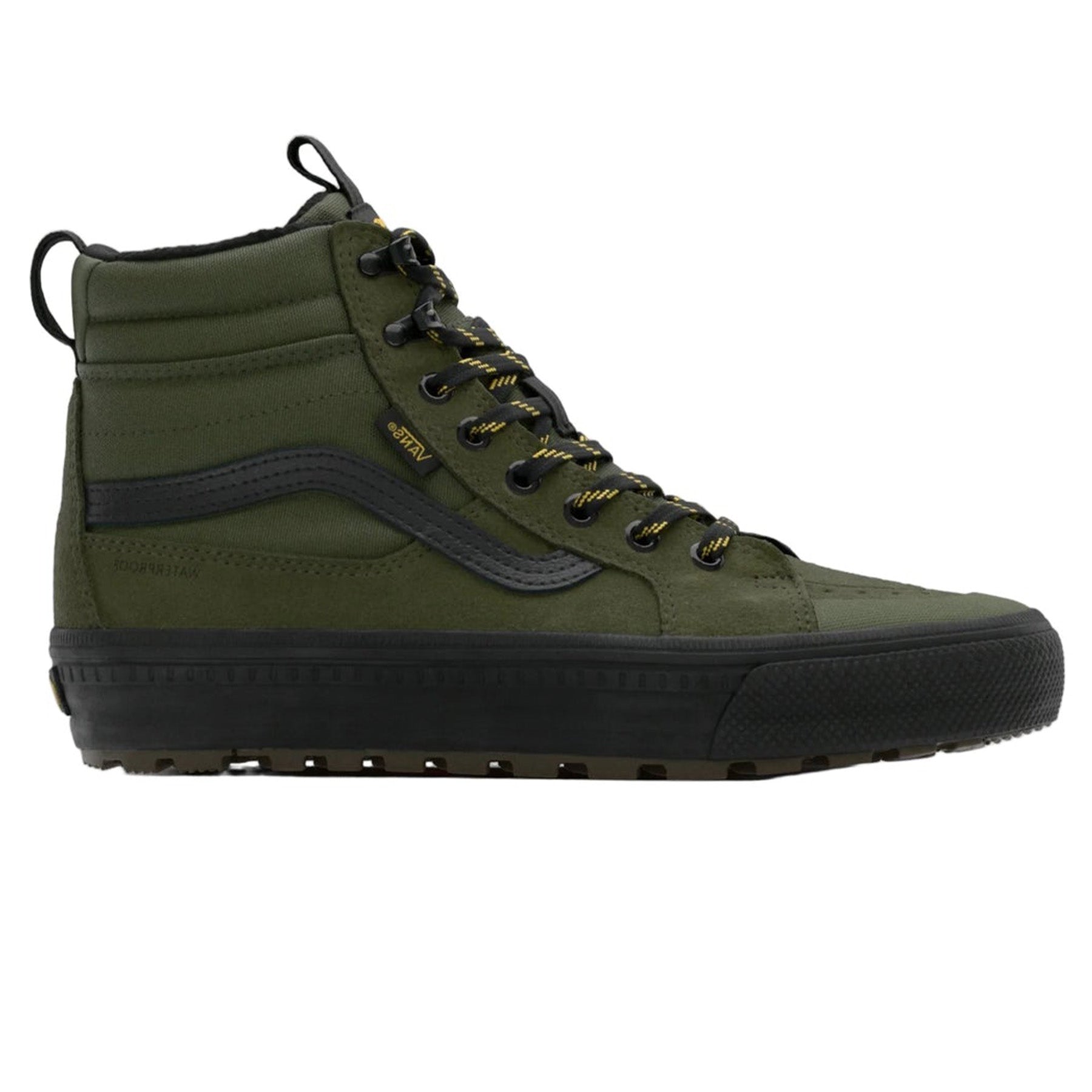 Vans Sk8-Hi Waterproof Insulated Green/Black - Orchard Skateshop
