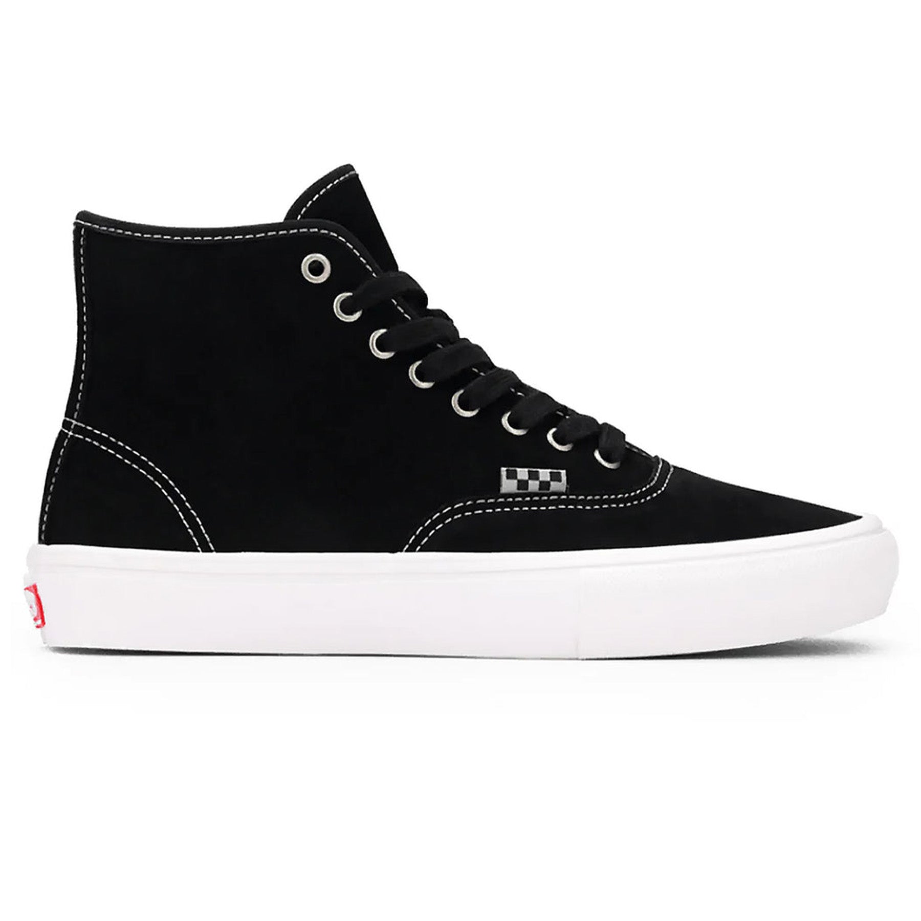 Vans Skate Authentic Hi Black/White Suede - Orchard Skateshop display picture 3