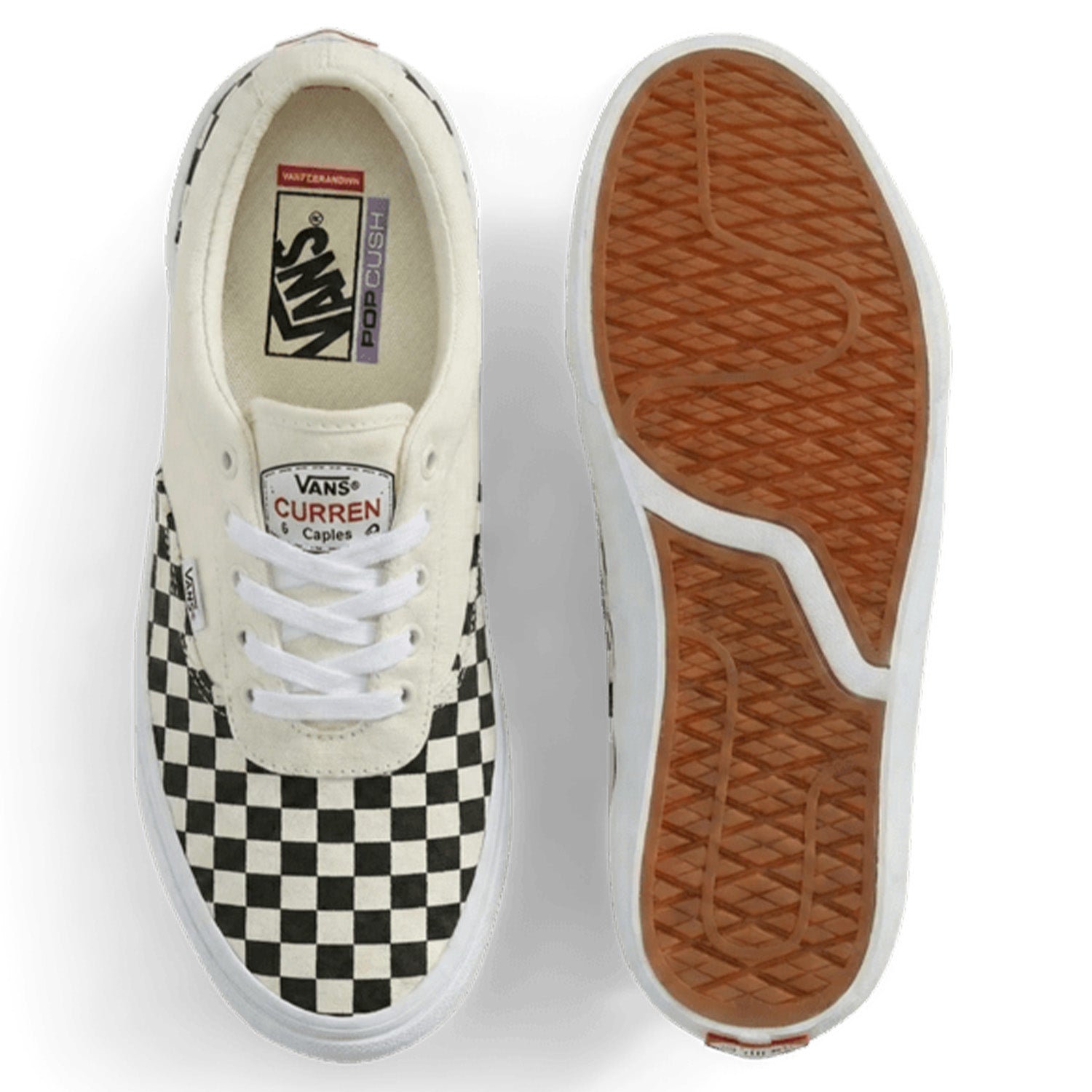 Vans Skate Curren Caples Checkerboard Black/White
