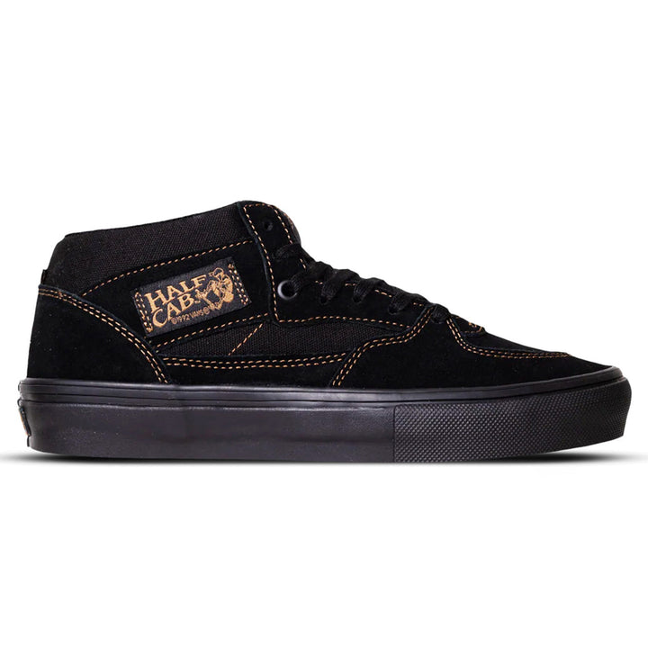 Vans Skate Half Cab Black/Black/Brown Stitch