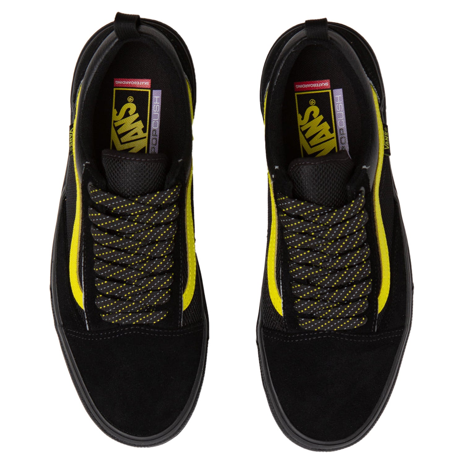 Vans Skate Old Skool Wafflecup Reflective Black/Lime