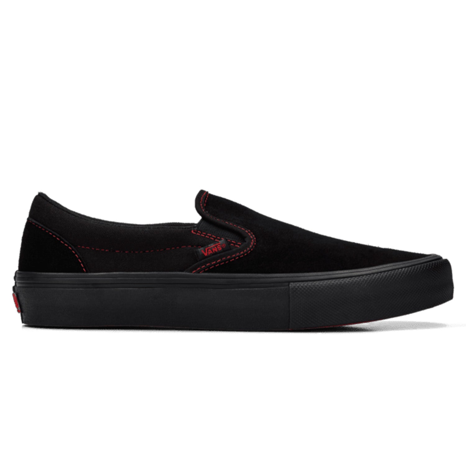 Vans Skate Slip-On Black/Black/Red