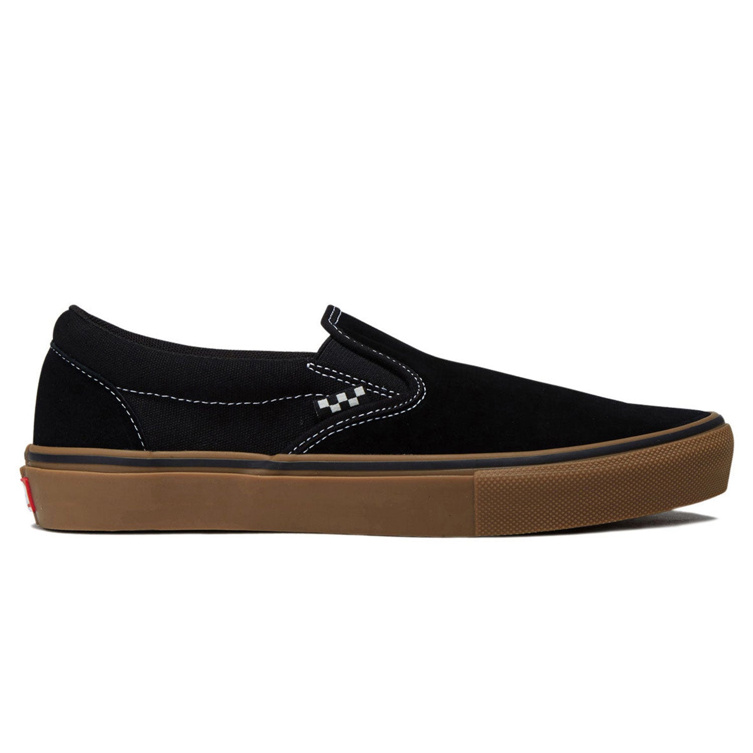 Vans Skate Slip-On Black/Gum/White - Orchard Skateshop