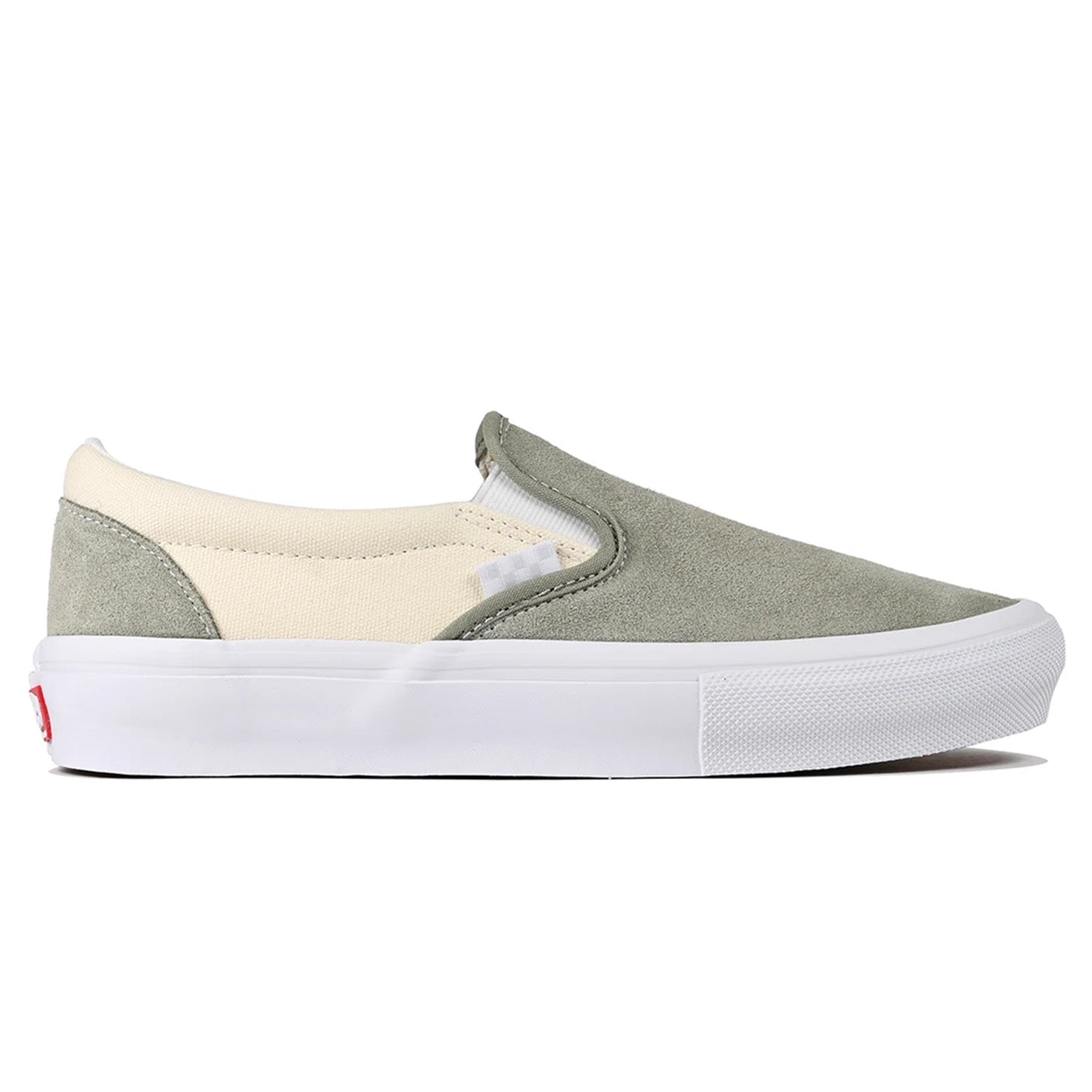 VANS DX LEATHER SAGE & ROSE CLASSIC SLIP ON SKATE SHOE MENS SIZE 12 EMBROIDERED Classic Slip-On Shoe in Sage Green | Vans main image 3