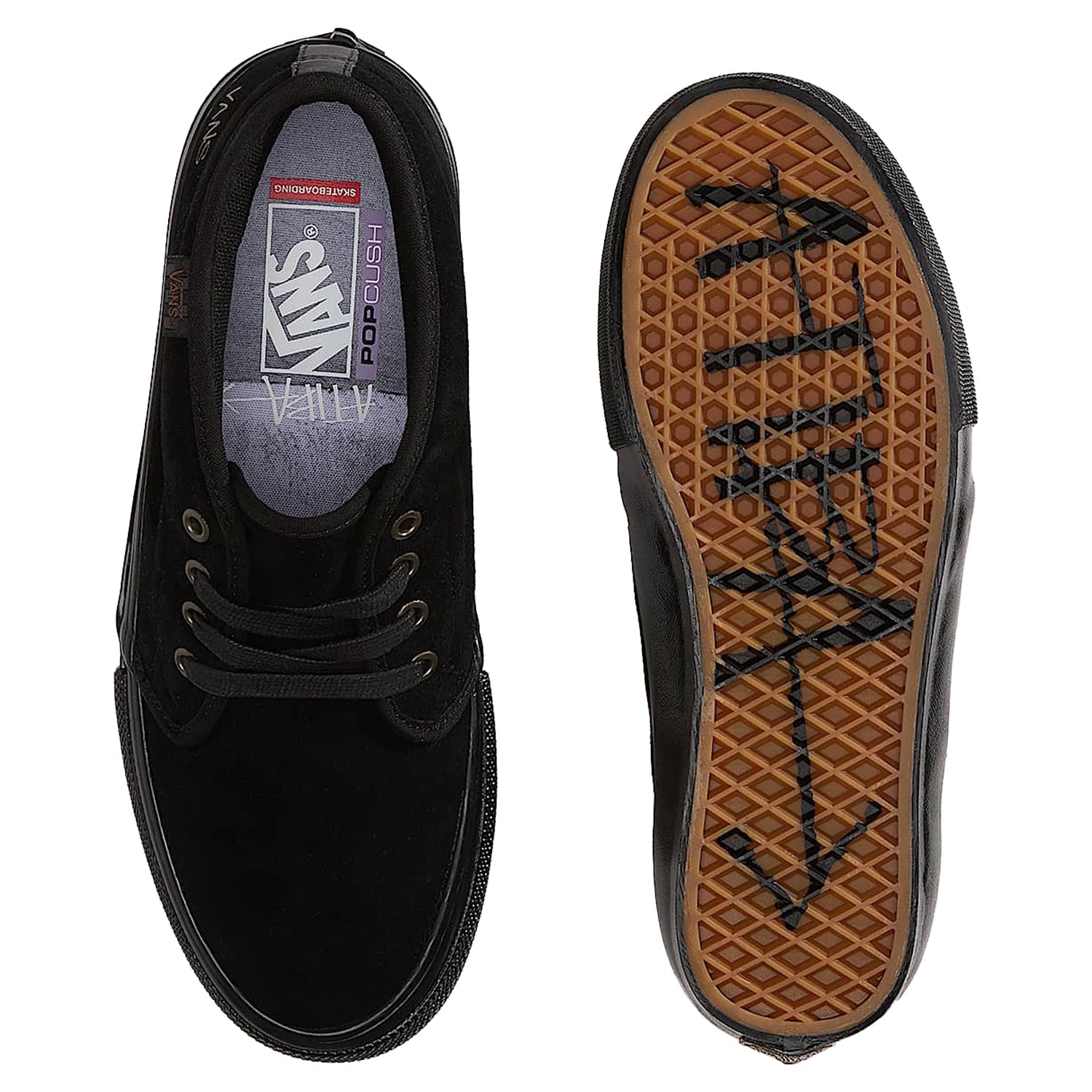 Vans x Atiba Skate Chukka Black/Black