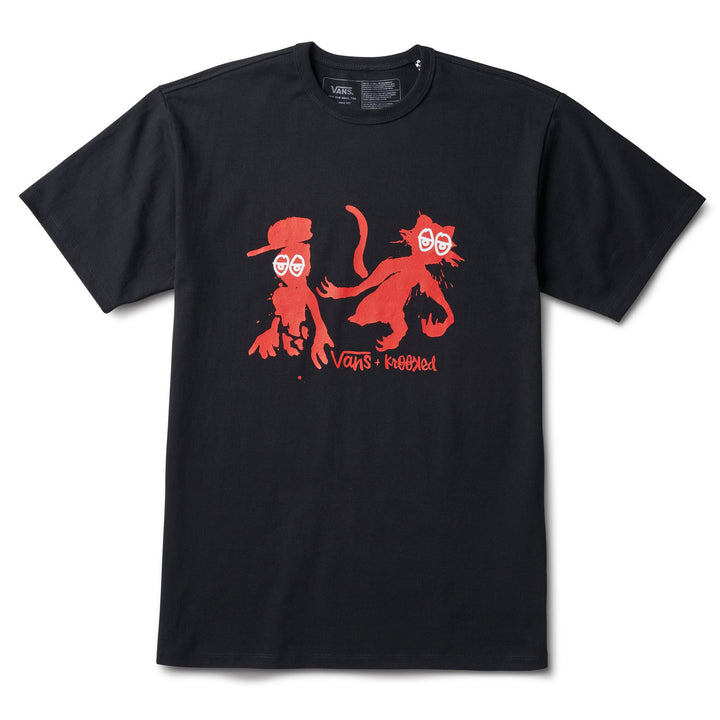 Vans x Krooked by Natas for Ray Tee Black