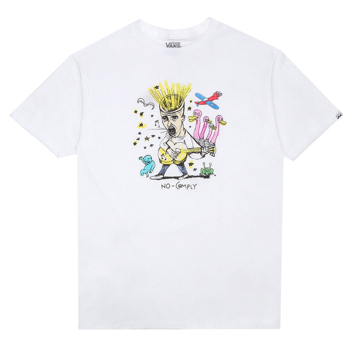 Vans x No Comply x Daniel Johnston Headcase Tee White
