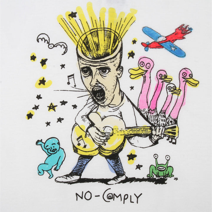 Vans x No Comply x Daniel Johnston Headcase Tee White