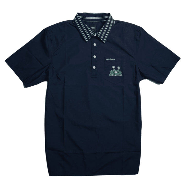 Vans x No Comply x Daniel Johnston How Are You Polo Dark Blue