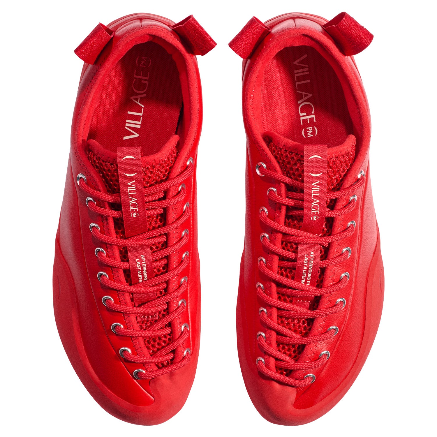 Village PM 1PM Red LTR Full Grain Leather