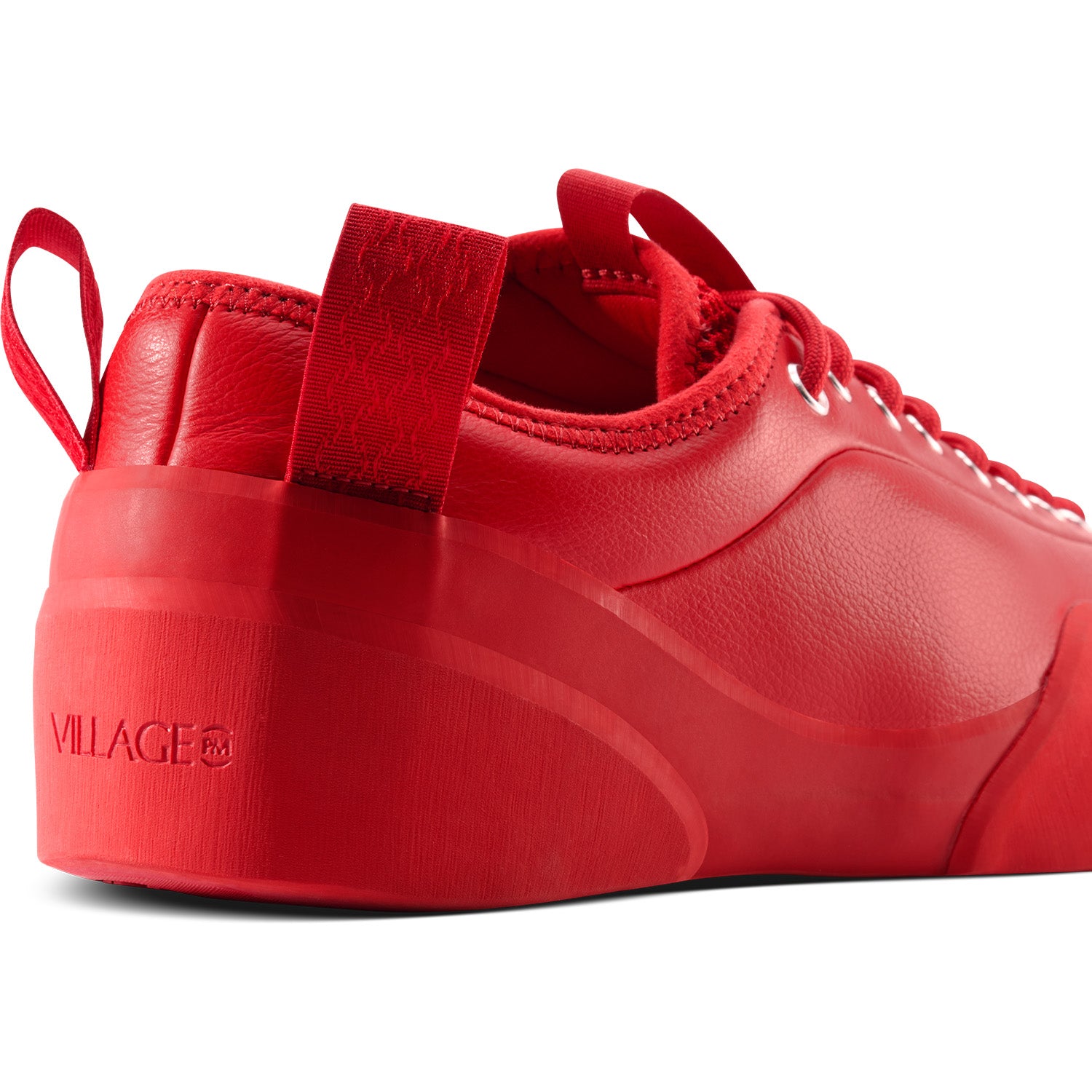 Village PM 1PM Red LTR Full Grain Leather