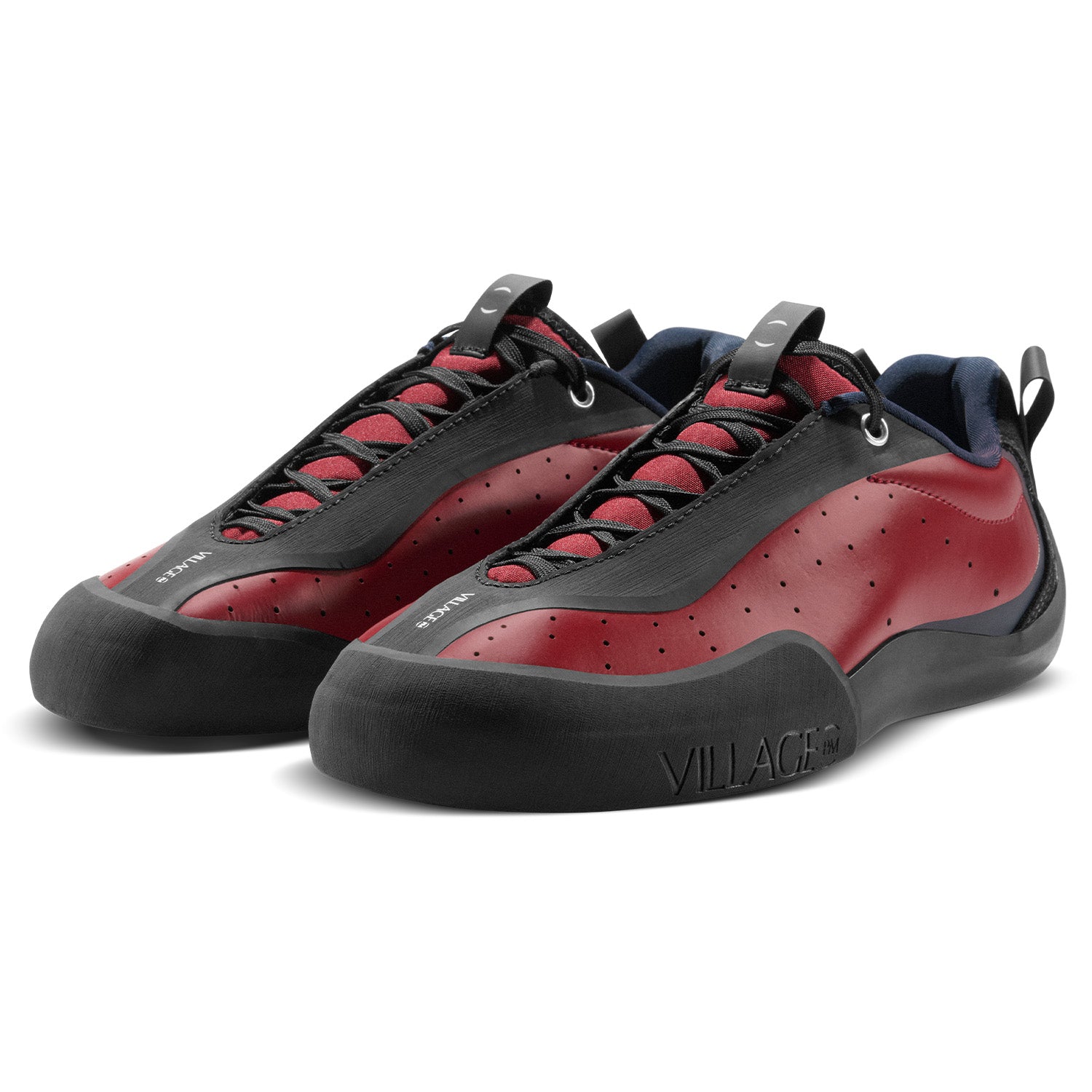 Village PM 2PM Red/Black Synthetic Leather