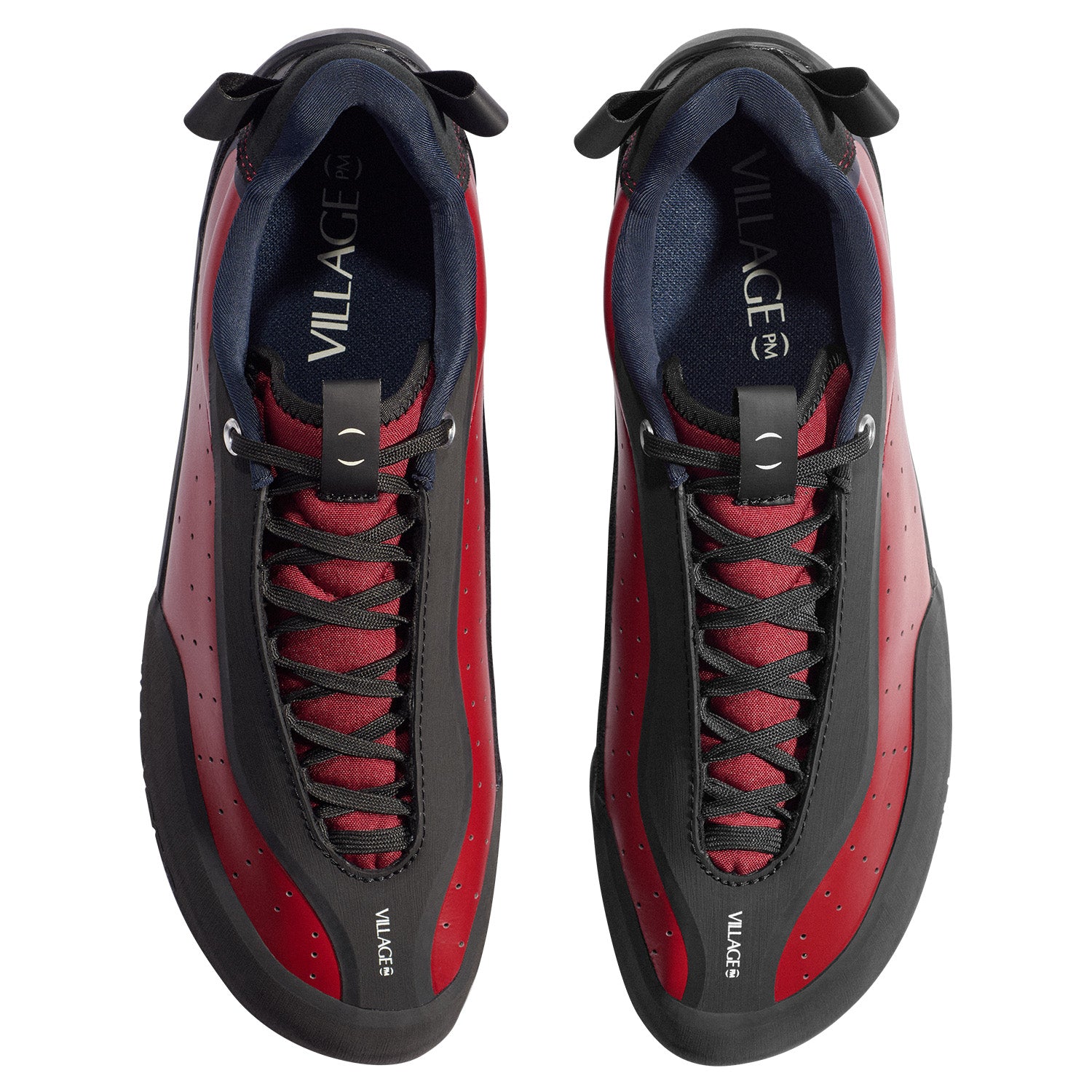 Village PM 2PM Red/Black Synthetic Leather