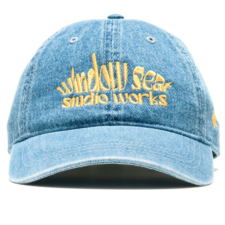 Window Seat Studio Works Arched Logo Blue Denim Cap