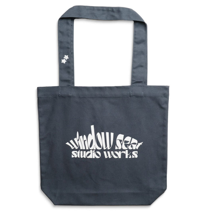 Window Seat Studio Works Arched Logo Tote Bag Petrol