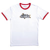 Window Seat Studio Works Swarm Ringer Tee White/Red