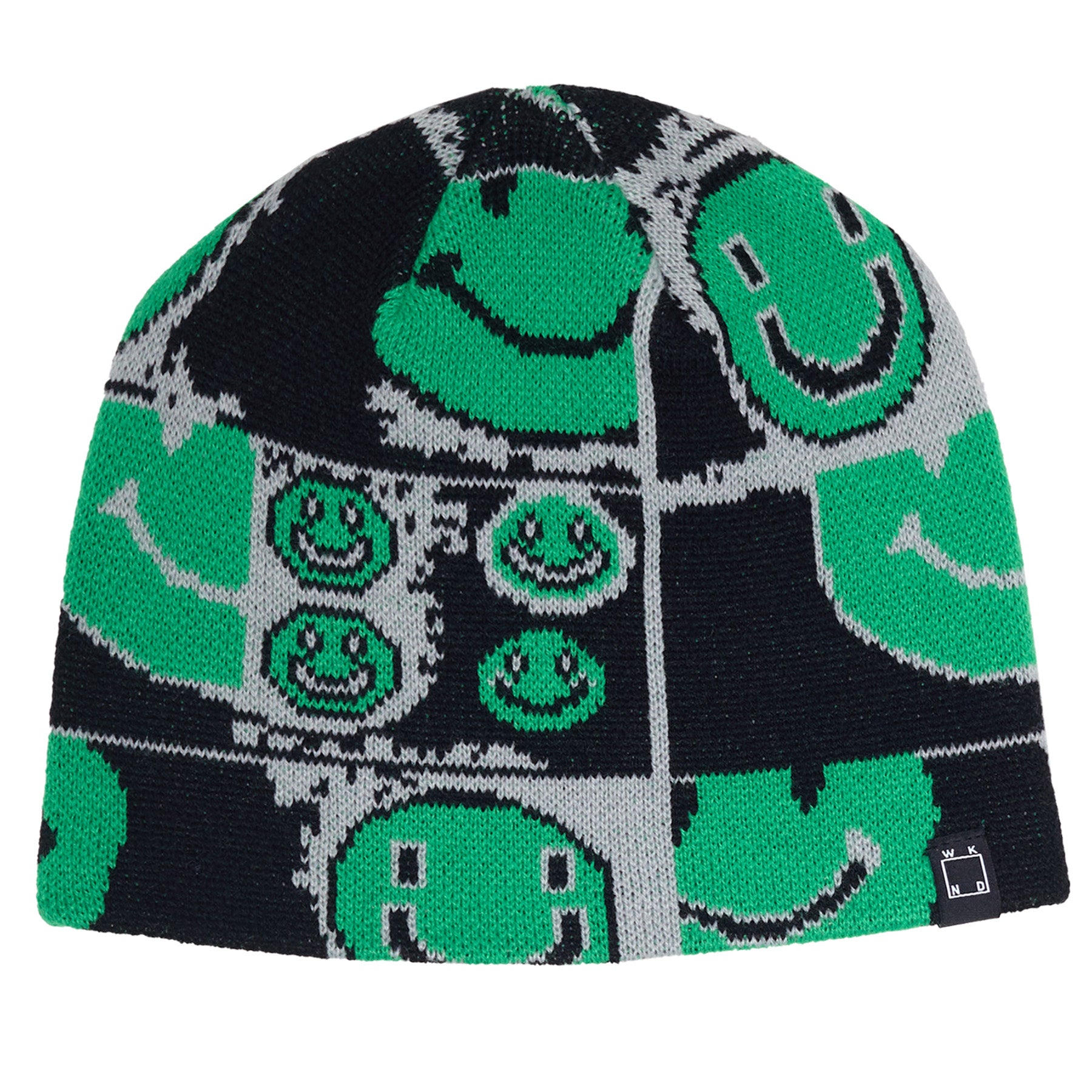 WKND Smirley Skully Beanie Black