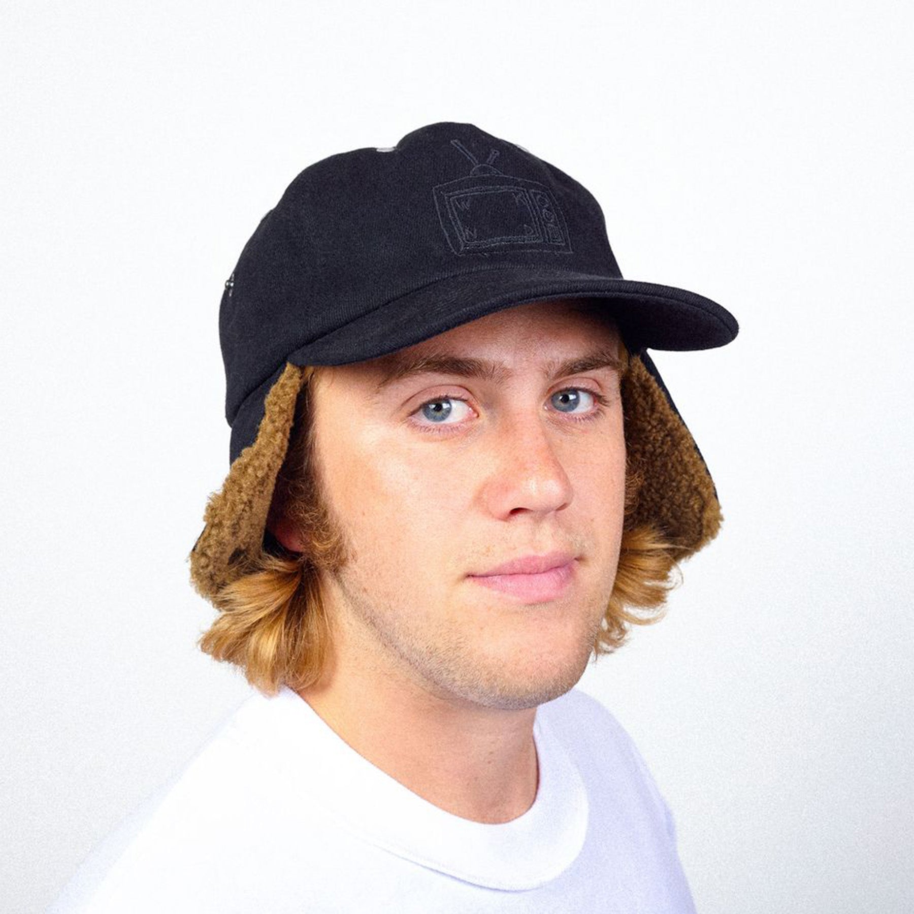 WKND Ear Flap Hat Black