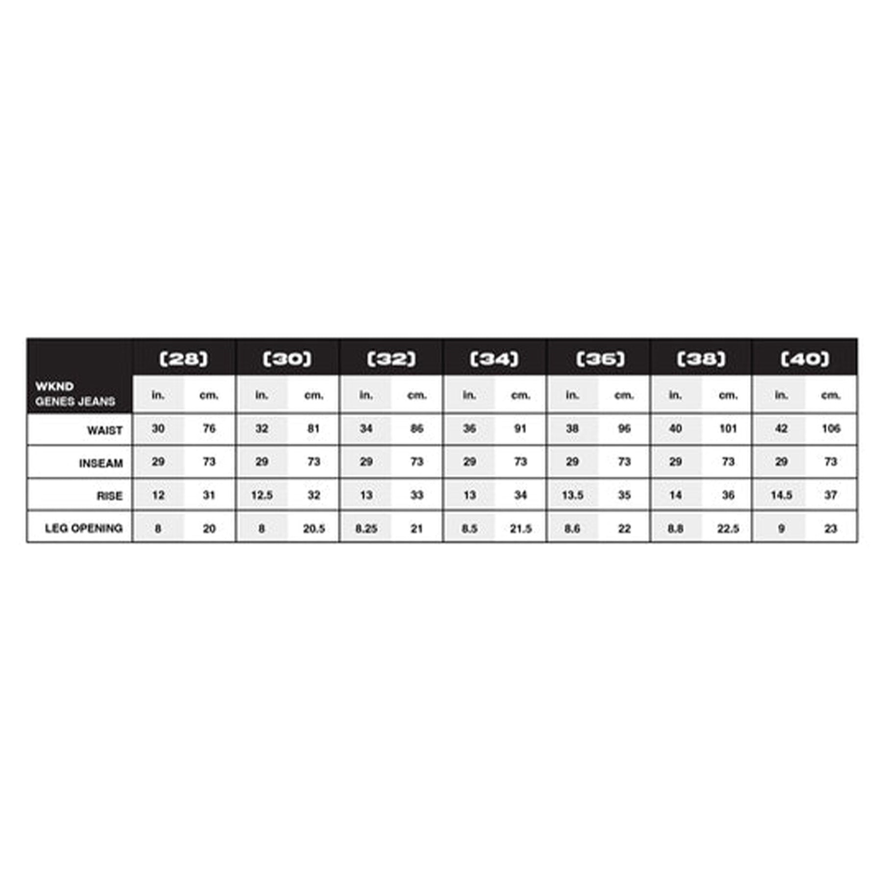 WKND Gene&#39;s Jeans Black Wash