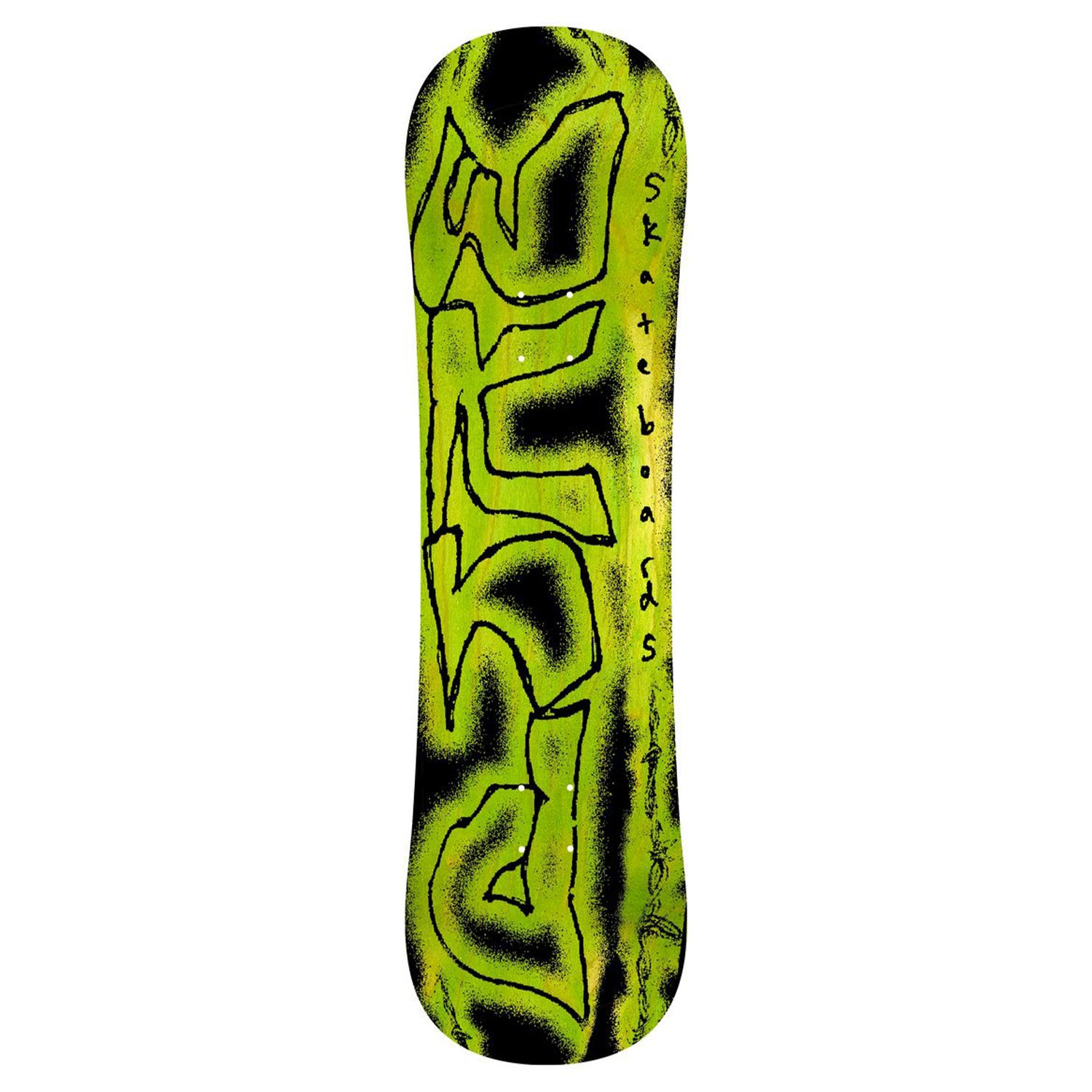 WKND Mumbler Summer Snow Skate Shaped Deck 8.89"