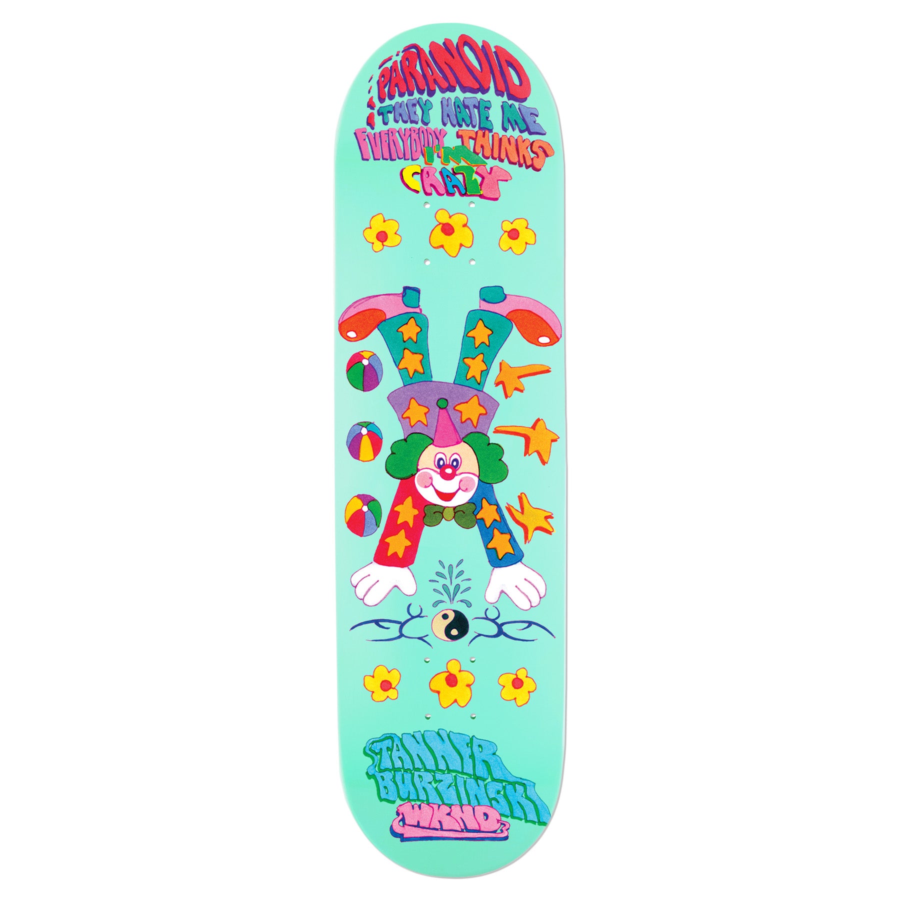 日本限定 WKND Paranoid 8.25 Deck Burzinski Tanner デッキ