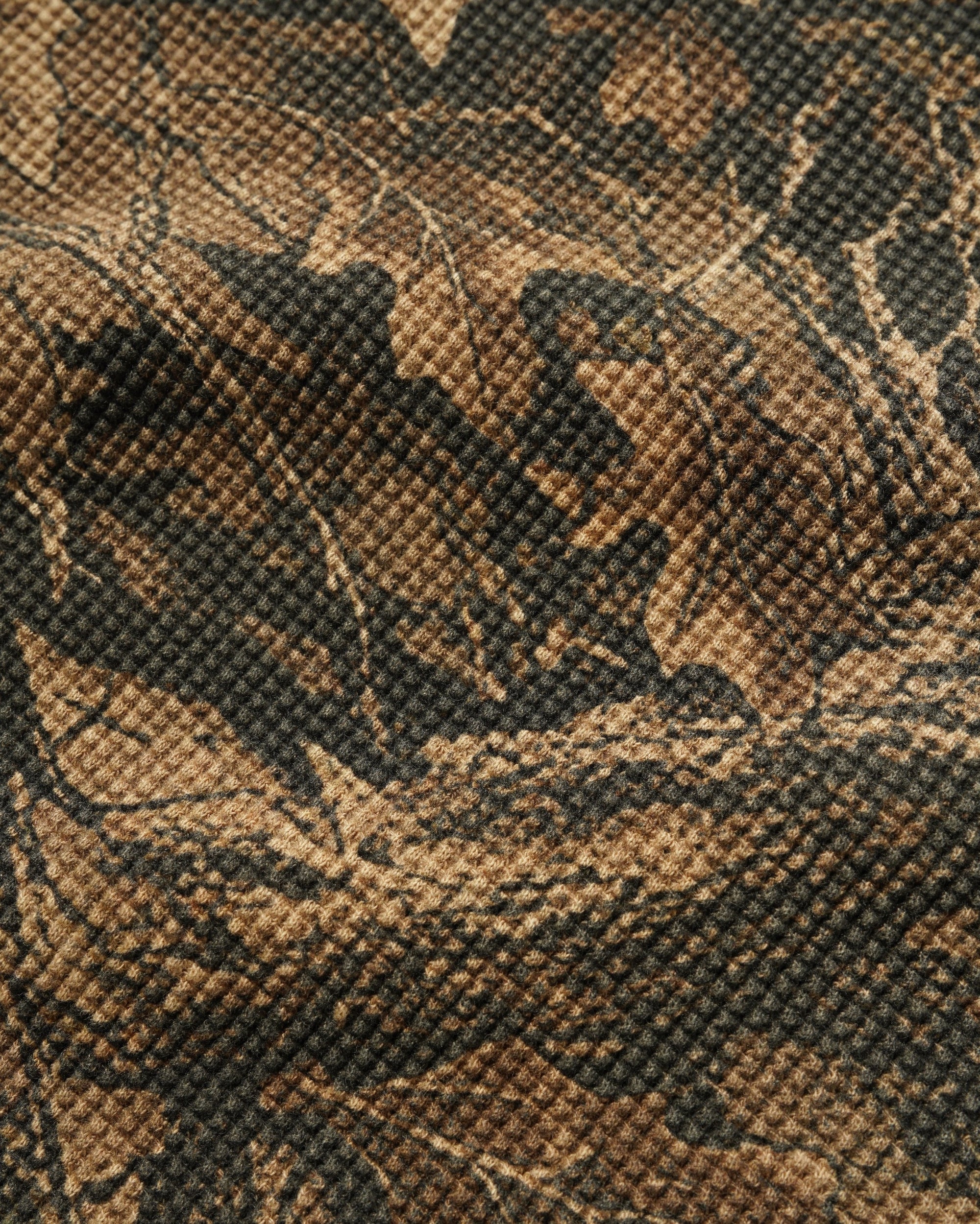 Butter Goods Waffle LS Top Forest Camo