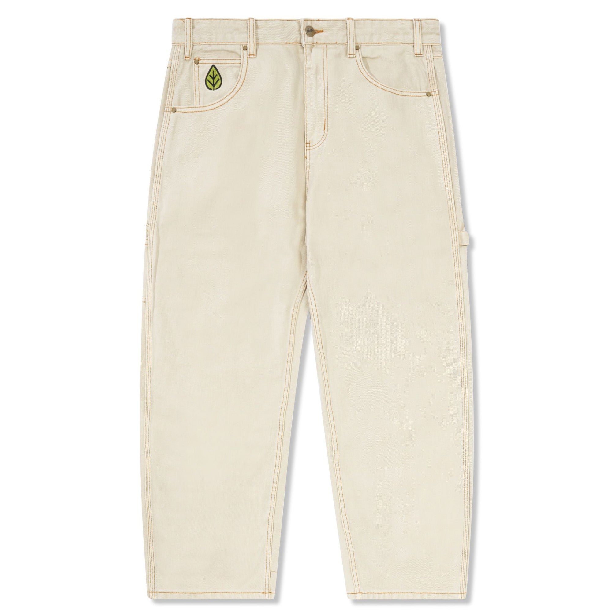 Butter Goods Weathergear Heavy Weight Baggy Denim Jeans Washed Khaki