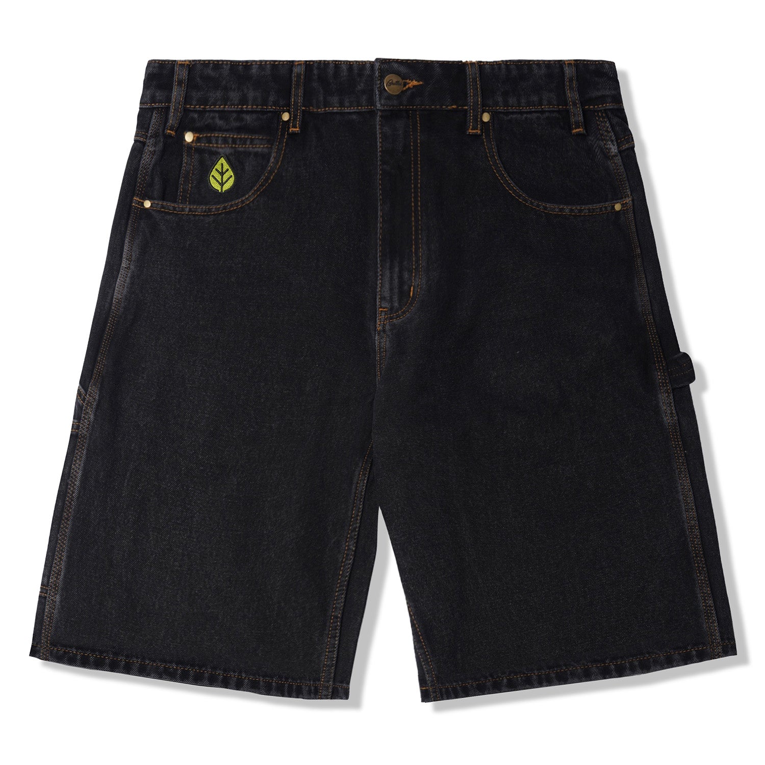 Butter Goods Weathergear Denim Shorts Washed Black