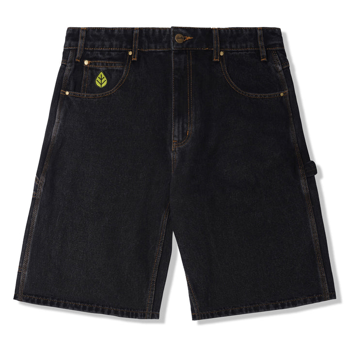 Butter Goods Weathergear Denim Shorts Washed Black