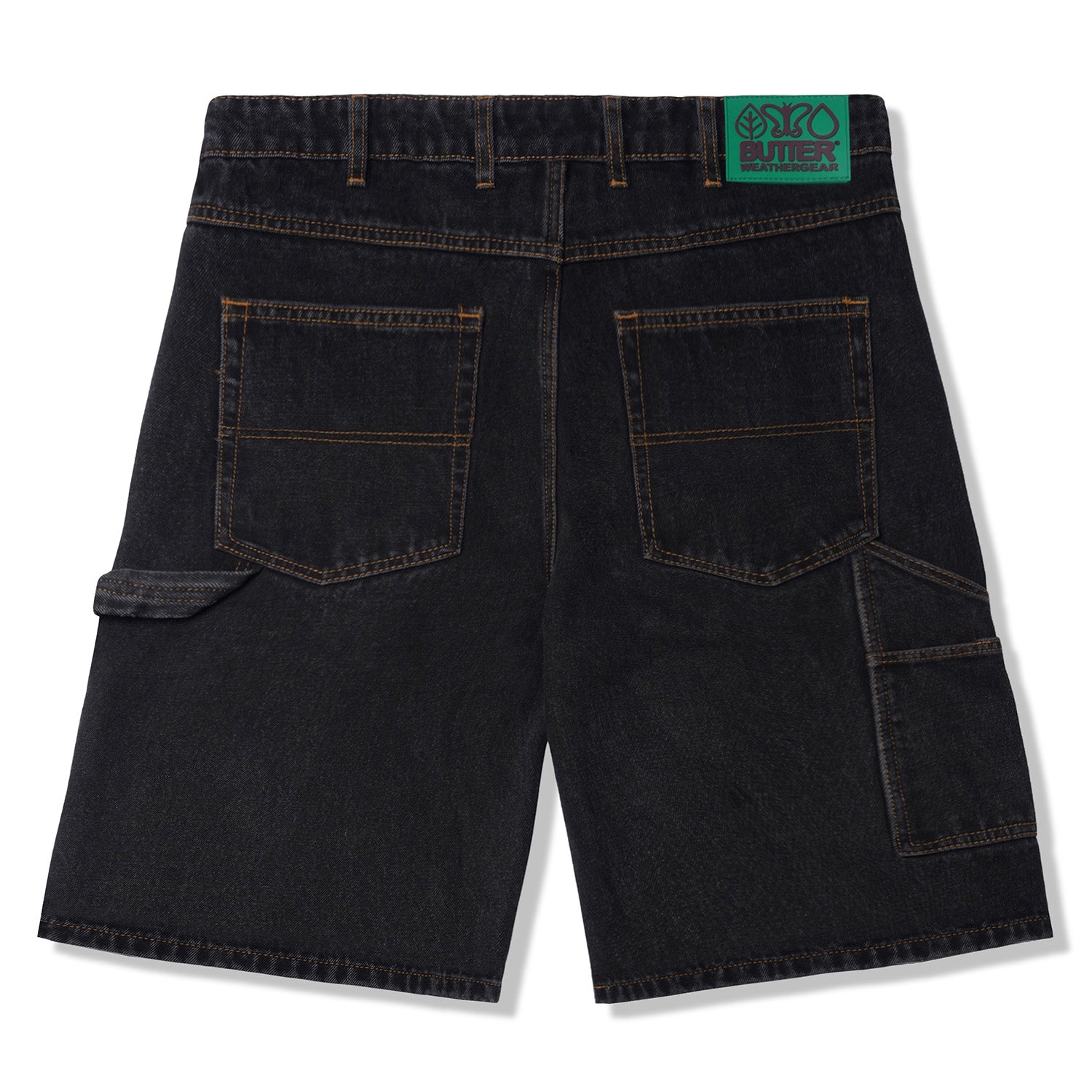 Butter Goods Weathergear Denim Shorts Washed Black