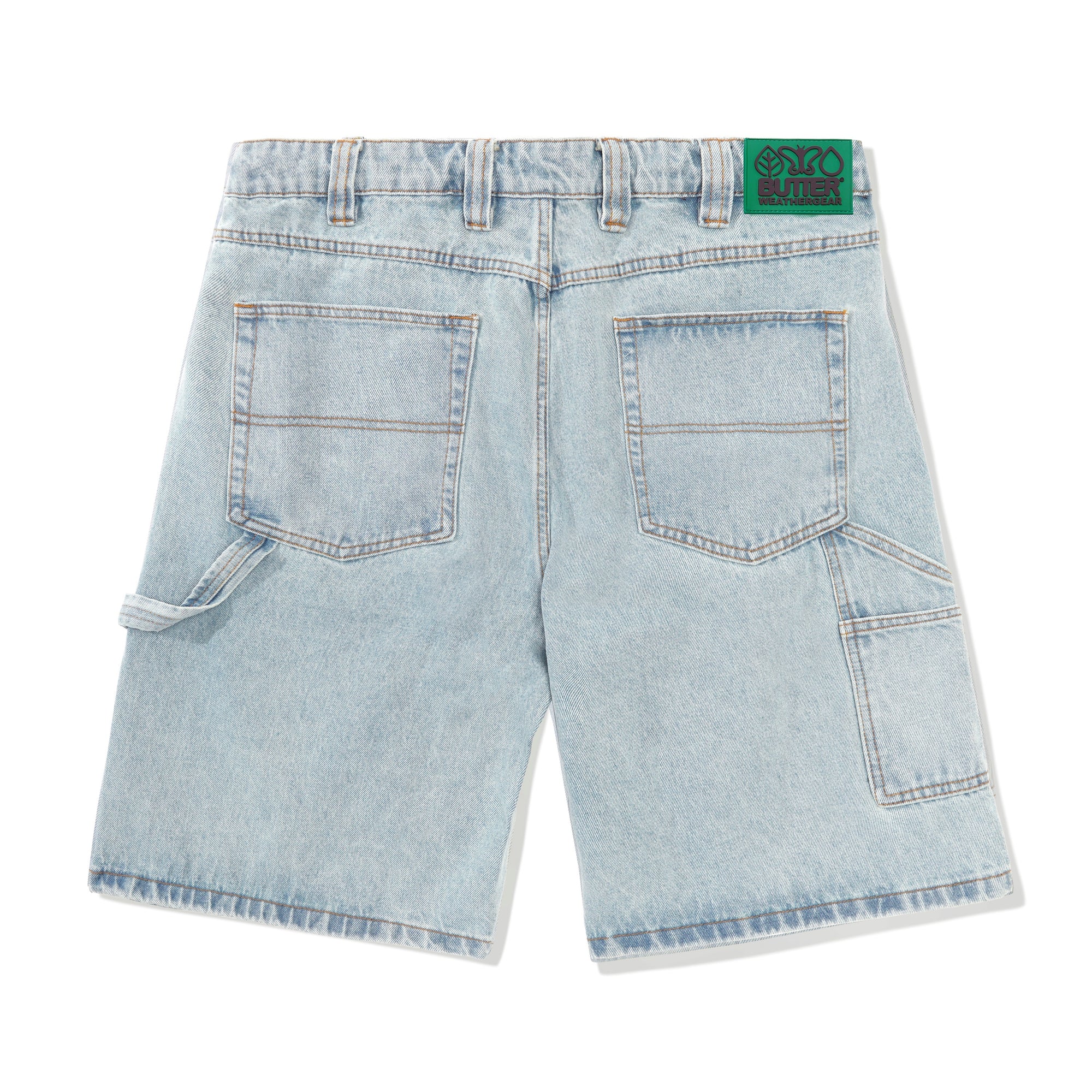 Butter Goods Weathergear Denim Shorts Faded Light Wash