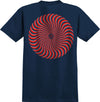 Spitfire Classic Swirl Overlay Tee Navy