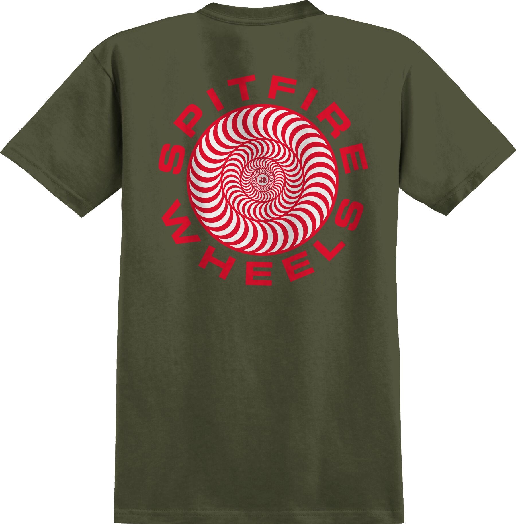 Spitfire Classic '87 Swirl Tee Military Green