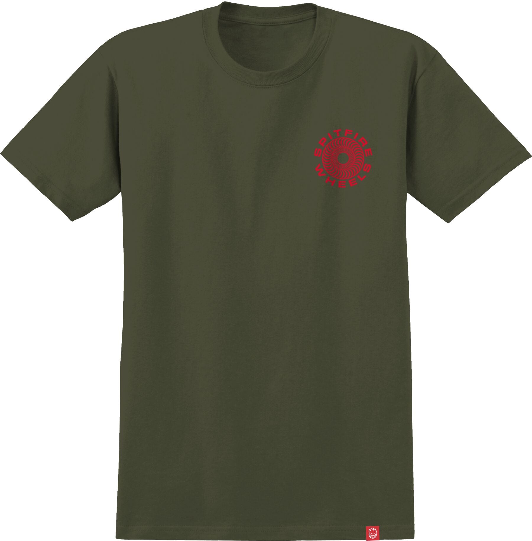 Spitfire Classic '87 Swirl Tee Military Green