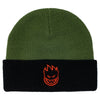 Spitfire Bighead Cuff Beanie Olive/Black