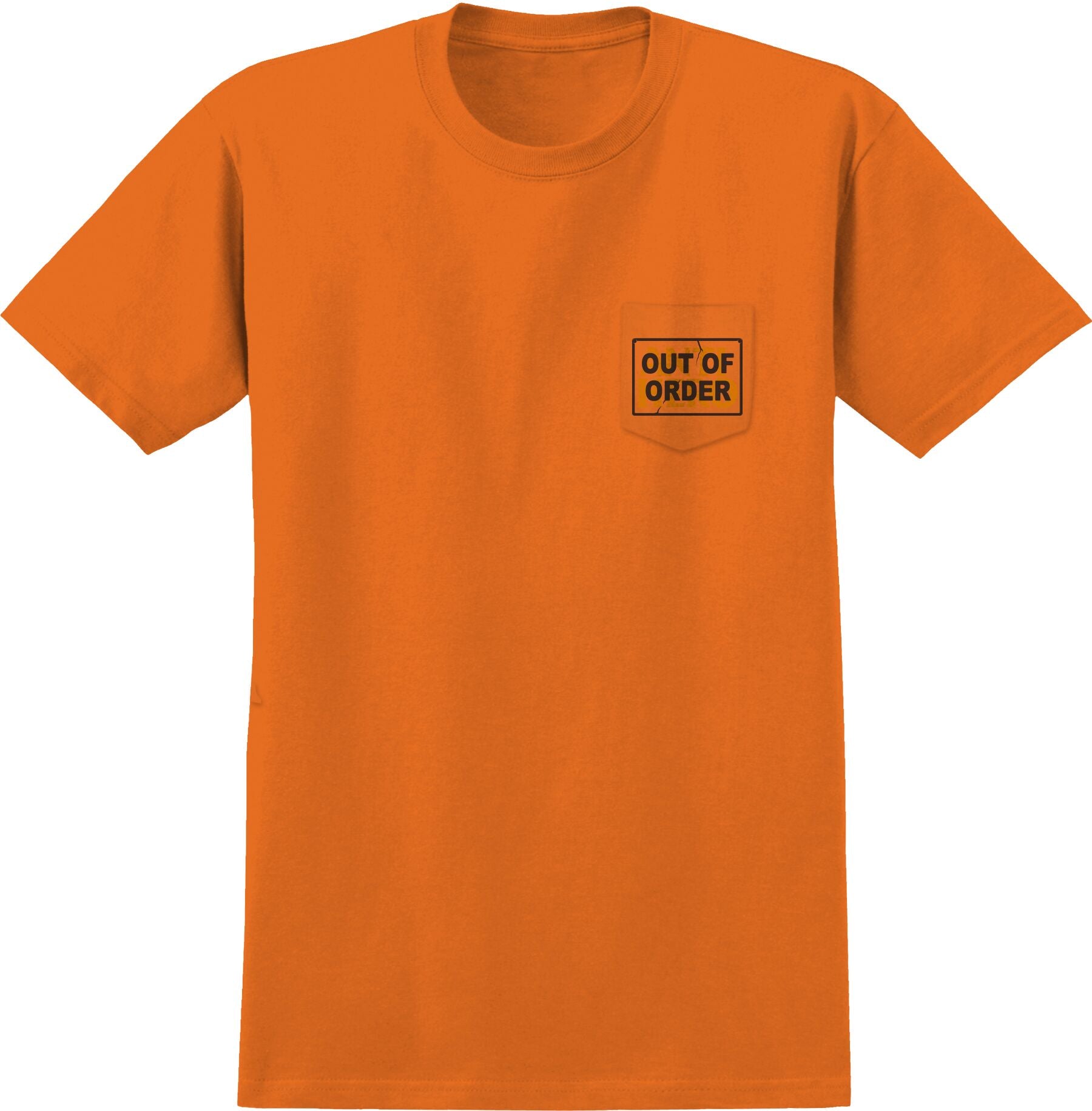 Antihero Out Of Order Pocket Tee Orange