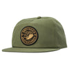 Antihero Eagle Round Snapback Hat Moss