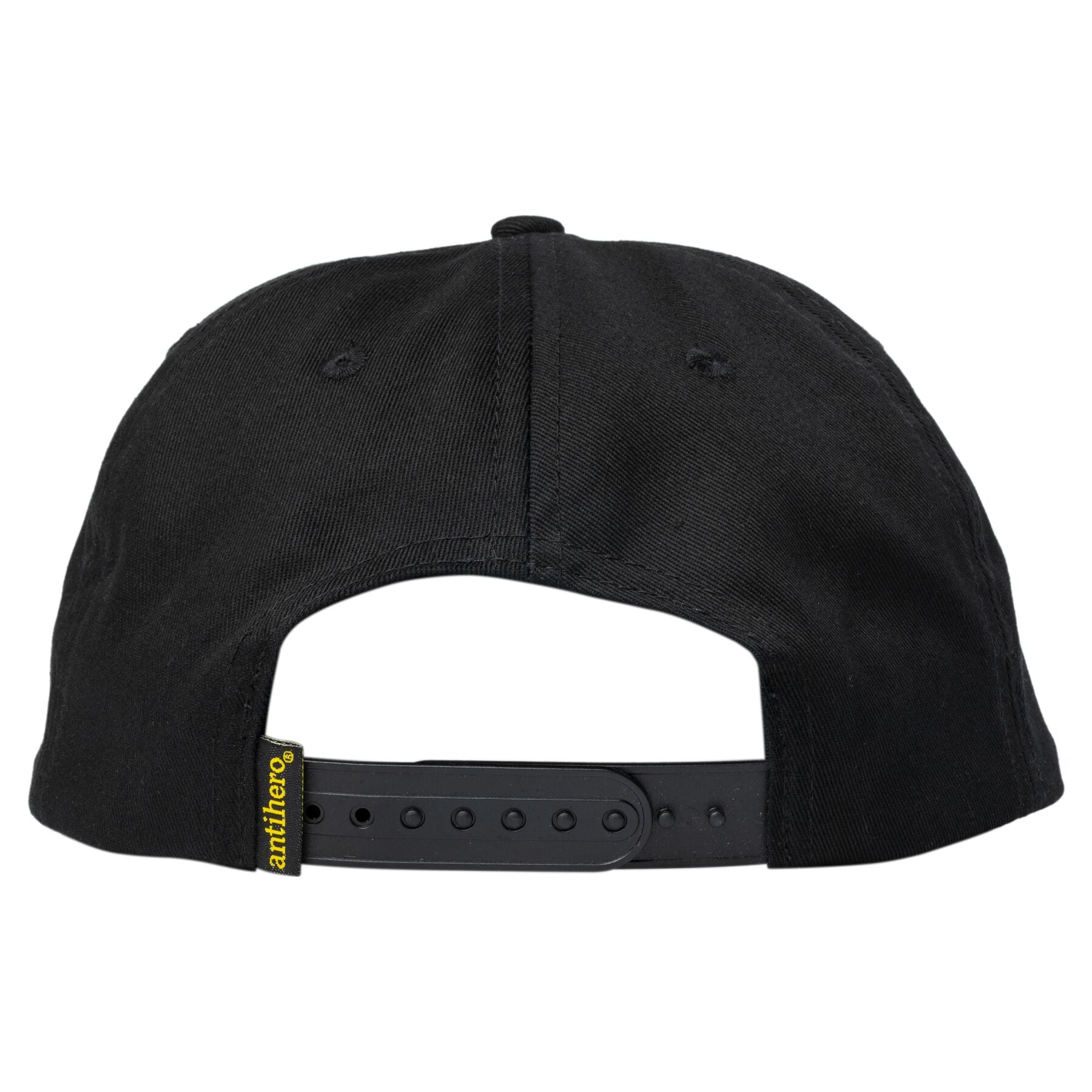 Antihero Lil Pigeon Snapback Hat Black/Yellow