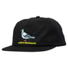 Antihero Lil Pigeon Snapback Hat Black/Yellow