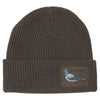 Antihero Lil Pigeon Label Cuff Beanie Brown