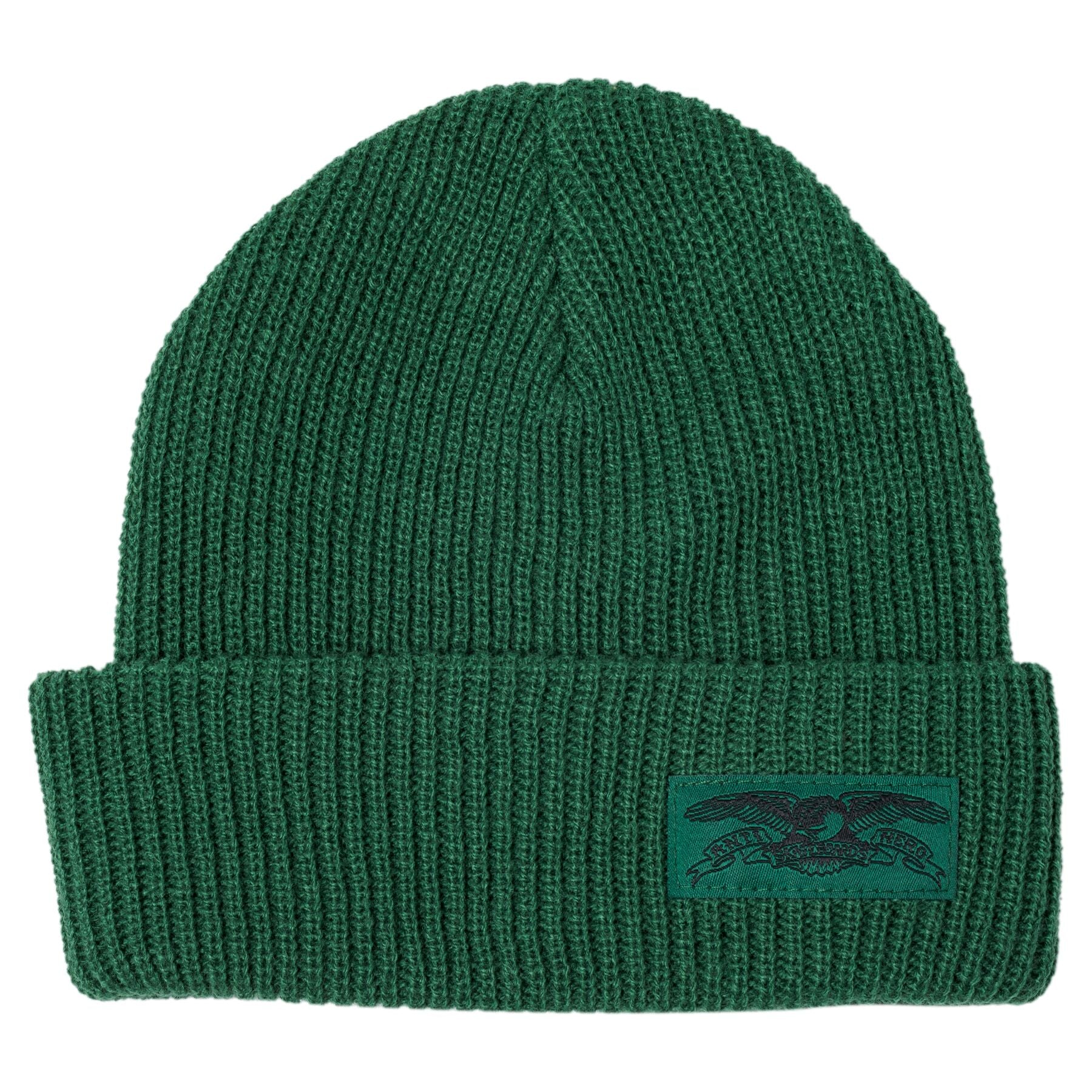 Antihero Stock Eagle Label Beanie Green