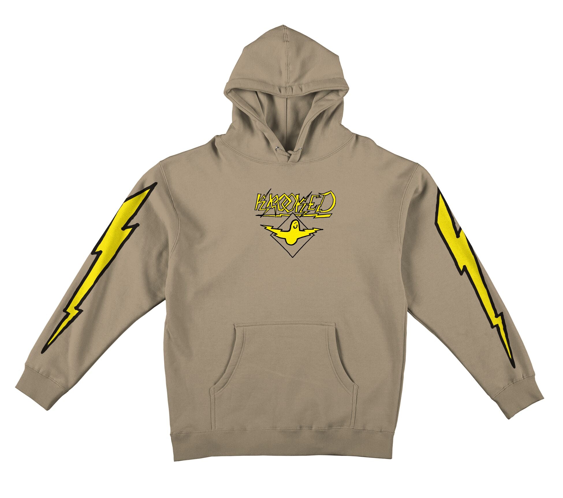 Krooked Bird Lightning Hoodie Sandstone