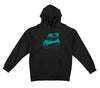 There Stuck Hooded Sweatshirt Black/Green