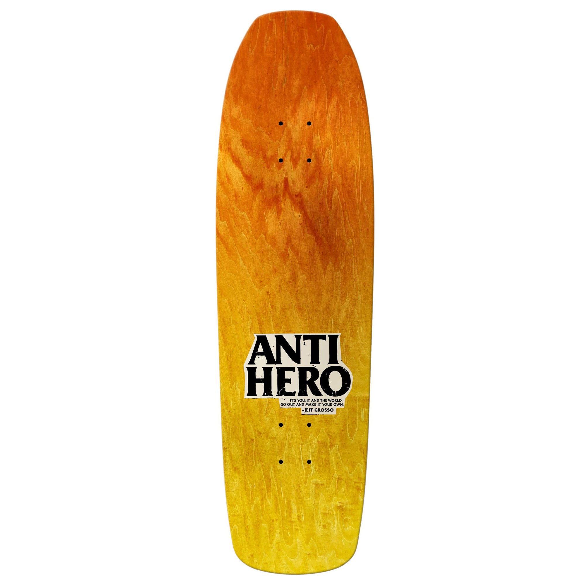 Antihero Skateshop Day Grosso Hand Plant Shaped Deck 9.25 Fade