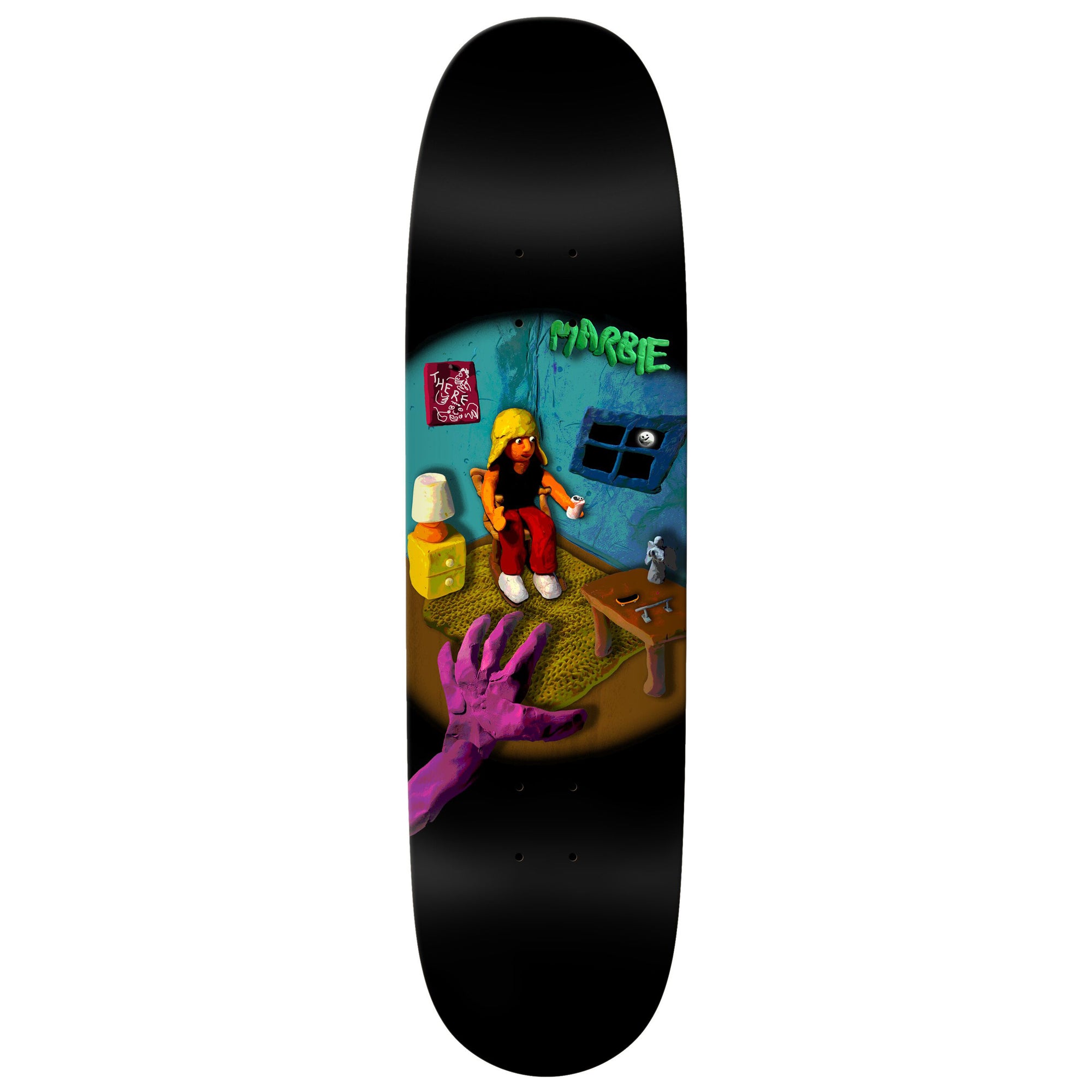 There Skateboards Marbie Goopy Shaped Deck 8.5"