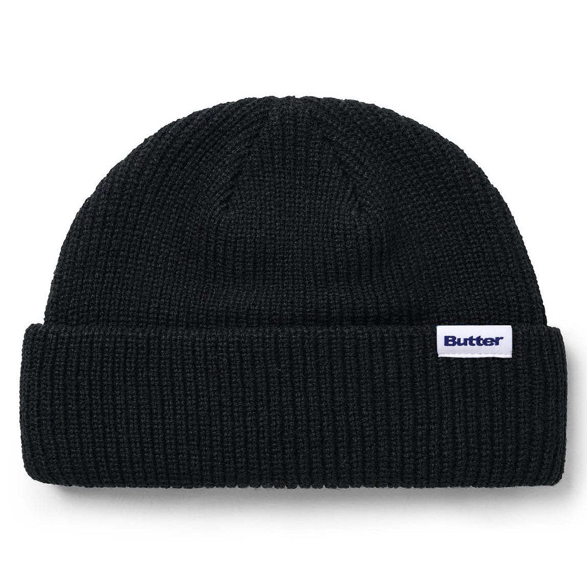 Butter Goods Wharfie Beanie Black Q124