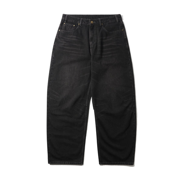 Butter Goods Wide Cut Denim Jeans Tinted Black - Orchard Skateshop