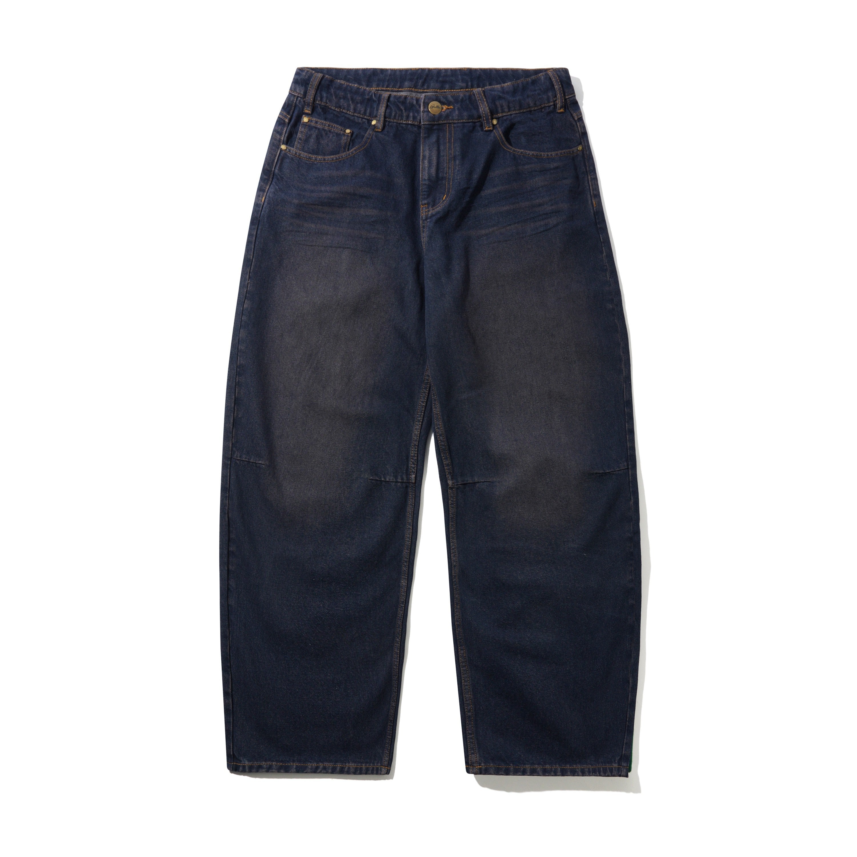 Butter Goods Wide Cut Denim Jeans Tinted Dark Indigo - Orchard